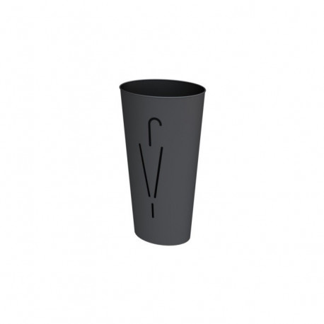 PORTE-PARAPLUIES AVEC RECEPTACLE D'EAU ACIER NOIR ALBA ALBA PMRAINY N