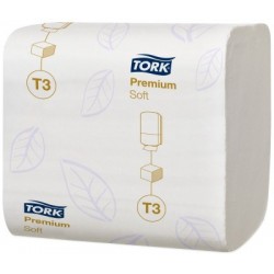 PAPIER TOILETTE FEUILLE A FEUILLE TORK PREMIUM (114273) x30