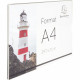 PORTE-VISUEL A4 H21 X L 29.7  HORIZONTAL RECYCLABLE EXACOMPTA PEUT ETRE VISSE OUCOLL2ES AVEC BANDES ADHESIVES FOURNIES