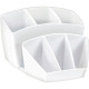 POT A CRAYON  8 COMPARTIMENTS BLANC CEP RECYCLABLE L14,3 H9,3 P15,8 CM   FAB France 