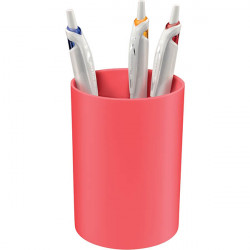 POT A CRAYON FIRST ROUGE COQUELICOT CEP 90% RECYCLE AGEC DIAM 0,75  10,5 CM  FAB France