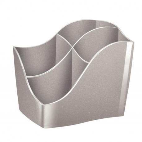 POT A CRAYON MULTIPOT TAUPE 4 CASES ELLYPSE