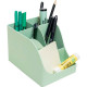 POT A CRAYON PENWAVE AUTENTIK VERT PASTEL 5 COMPARTIMENTS 90% RECYCLE RECYCLABLE AGEC ANGE BLEU EXACOMPTA L11,9 H10,9P15,5 CM 