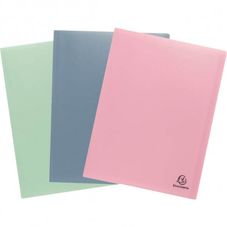 PROTÈGE-DOCUMENTS 40 VUES EN POLYPROPYLÈNE RECYCLÉ AUTENTIK, COLORIS ASSORTIS