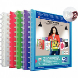 PROTÈGE-DOCUMENTS PERSONNALISABLE 40 VUES VARIOZIP POLYVISION