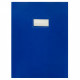 PROTÈGES-CAHIER 21X297 BLEU  *LOT DE 10* 21/100ÈME  PVC PORTE ETIQUETTE