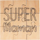 PUZZLE EN BOIS 9 PIÈCES, SUPER MAMAN