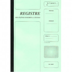 REGISTRE DES ELEVES 16 PAGES (112 ELEVES) ELVE 36287