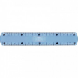 RÈGLE DOUBLE DÉCIMÈTRE INCASSABLE