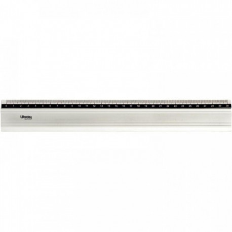 RÈGLE PLATE ALU TECH 30 CM