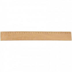 RÈGLE PLATE DE 30 CENTIMÈTRES, LARGEUR DE 4 CENTIMÈTRES EN BOIS