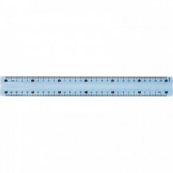 RÈGLE PLATE INCASSABLE 30 CM