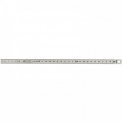 REGLET INOX 2 FACES 30 CM