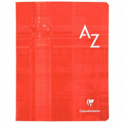 RÉPERTOIRE PIQUÉ 96 PAGES 17X22 CM Grands carreaux SEYES 90G - PEFC - 100% recyclable - Fab France