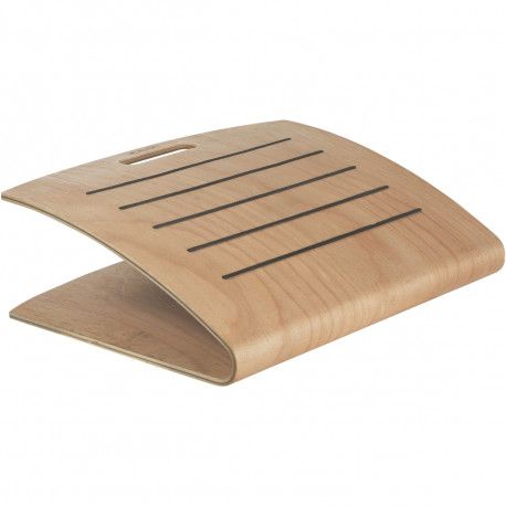 REPOSE PIEDS EN BOIS ERGOFEET  TEXTURE MASSANTE L35XP45XH16 CM ALBA RECYCABLE.  