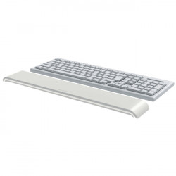 REPOSE POIGNET AJUSTABLE P/CLAVIER  L43,7 x l7,1 x EP2,2 cm H 1,5/2,2 CM ERGO COSY GRIS  norme DIN 26800 EN ISO 15537
