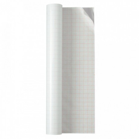 ROULEAU DE PELLICULE ADHÉSIVE CRISTAL  COUVRE LIVRE QUALITÉ STANDARD, 10 X 0,60 M