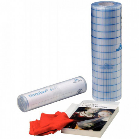 ROULEAU DE PELLICULE ADHÉSIVE REPOSITIONNABLE  COUVRE LIVRE 10X0,41 M