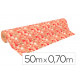 ROULEAU PAPIER CADEAU 50X0.70M 70G MOTIFS MOTS DE NOEL