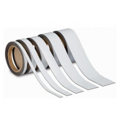 RUBAN MAGNÉTIQUE DE MARQUAGE 20MMX10MX1MM BLANC