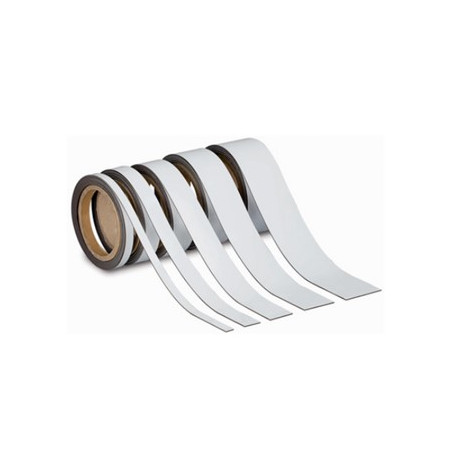 RUBAN MAGNÉTIQUE DE MARQUAGE 20MMX10MX1MM BLANC