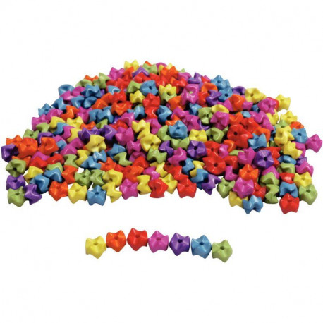 SAC DE 1000 PERLES ZIG ZAG FORMAT 6 X 9 MM