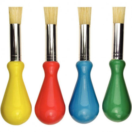 SAC DE 4 BROSSES À POCHER MANCHE BOULE