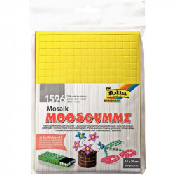 SAC DE 6 FEUILLES MOSAÏQUE MOUSSE 15 X 20 CM ADHÉSIVES