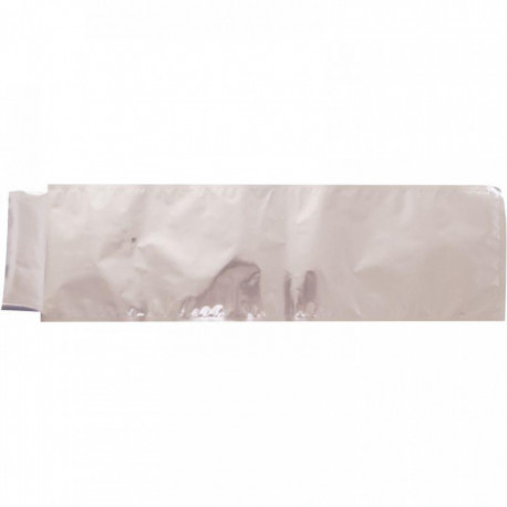  SAC EN ALUMINIUM INFLAMMABLE 8 LITRES POUR CENDRIER SUR PIED PQT 36 Feuille aluminium 7µ. Ce sac cendrier résiste à la cigarett