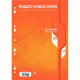 SACHET 50 FEUILLETS MOBILES DESSIN (100 PAGES) FORMAT 21X29,7 CM 120G UNI BLANC