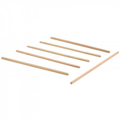 SACHET DE 100 BAGUETTES CARRÉES FORMAT 5 X 195 MM