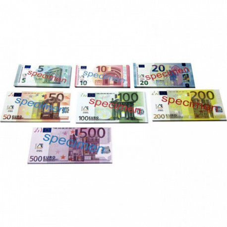 SACHET DE 140 BILLETS EUROS ASSORTIS