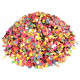 CONFETTIS MULTICOLORES SACHET DE 1KG 100% PAPIER 100% BIODEGRADABLES