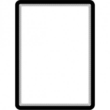 SACHET DE 2 POCHETTES ADHÉSIVES REPOSITIONNABLES MAGNETO A4 NOIR