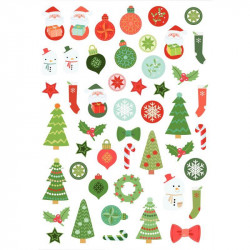 SACHET DE 346 GOMMETTES NOËL ASSORTIES