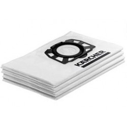 SACHET FILTRE LOTX4 P/ASPIRATEUR EAU ET POUSSIÈRE KARCHER WD/KWD
