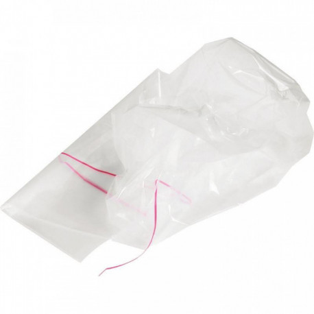 SAC POUBELLE 110L PQT200  25 MICRONS TRANSPARENT DÉCHETS STANDARDS