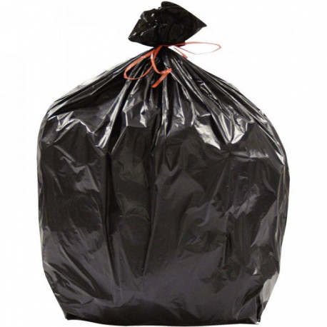 SAC POUBELLE 130L PQT250 20 MICRONS  DÉCHETS LÉGERS 