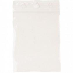 SACS PLASTIQUE A FERMETURE RAPIDE 60x80mm *PQT 1000*