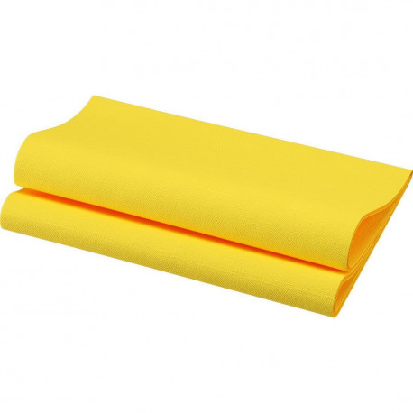 Serviette non tissée Bio Dunisoft 40x40cm jaune - Carton de 360