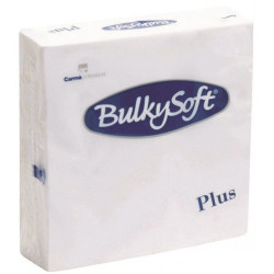 Serviette ouate double point 40x40cm blanche - Carton de 1680