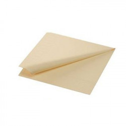 SERVIETTES OUATE 40X40CM 2 PLIS CRÈME COLIS DE 1250