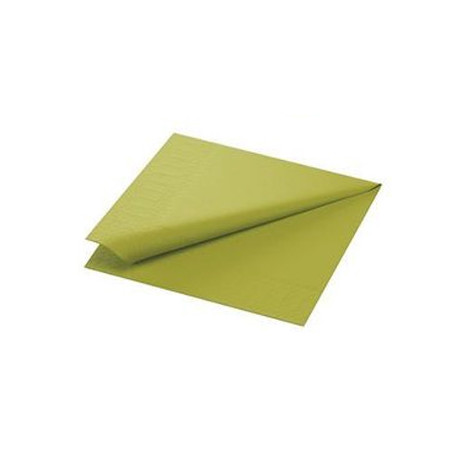 SERVIETTES OUATE 40X40CM 2 PLIS KIWI COLIS DE 1250