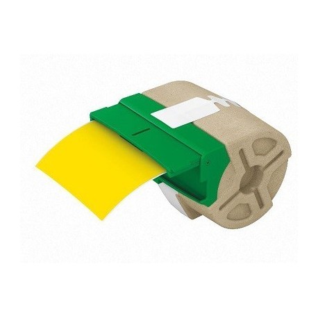 ETIQUETTES PLASTIFIEES 88MM JAUNE x 10M