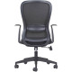 SIÈGE BASCULANT CENTRE BRENT NOIR DOSSIER RESILLE H60XL48CM ASSISE L50XP46CM SUPPORT LOMBAIRE REGLABLE - HAUTEUR ASSISE 43-53CM
