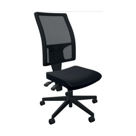 SIÈGE CONTACT PERMANENT NARVIK/TAKTIK MESH NOIR - ACCOUDOIRS EN OPTION