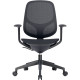 SIÈGE FAUTEUIL BASCULANT CENTRE FRESNO NOIR DOSSIER RESILLE H62XL45CM ASSISE L47XP46CM HAUTEUR ASSISE 42-52CM ACCOUDOIRS FIXES