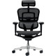 SIEGE FAUTEUIL ERGONOMIQUE ERGOHUMAN TRANSLATION ASSISE S/50MM ACCOUDOIRS 5D TETIERE 2D DOS/ASSISE RESILLE SOUTIEN LOMBAIRE REGL