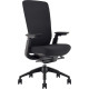 SIEGE FAUTEUIL ERGONOMIQUE RAMSES II SYNCHRONE BLOCAGES 4 POSITIONS DOS RESILLE 64CM NOIR AVEC RENFORT LOMBAIRE /ASSISE TISSU SU
