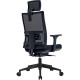 SIEGE FAUTEUIL ERGONOMIQUE TEXAS SYNCHRONE 3 BLOCAGES DOS RESILLE REGLABLE HAUTEUR NOIR/ASSISE AVEC TRANSLATION REGLABLE HAUTEUR